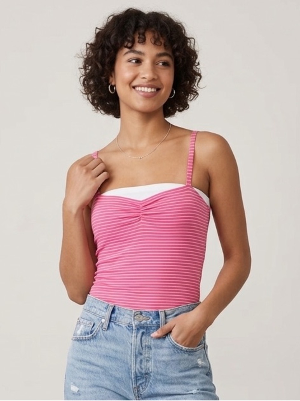 Victoria's Secret Pink Striped Camisole